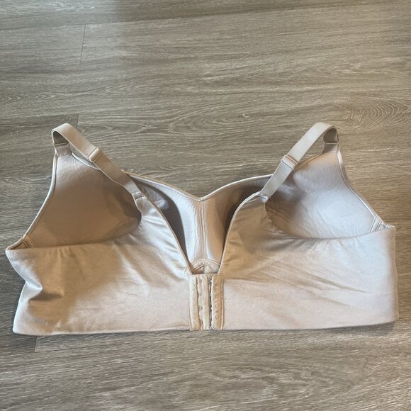 Cacique Lightly Lined No-Wire T-Shirt Bra Womens 46D Nude Hook & Eye - Picture 5 of 5